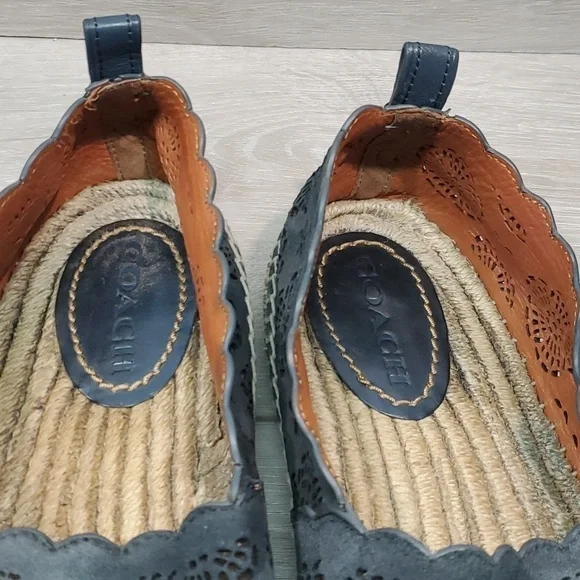 Coach Womens Leather Loafer Sz 7.5 - Picture 5 of 14